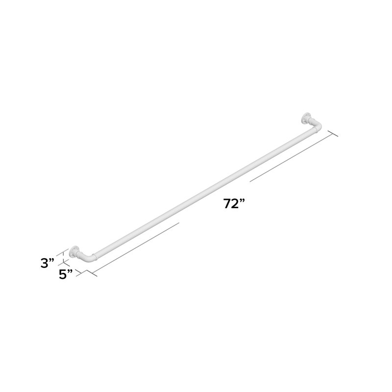 Williston Lovina Wrap Single Curtain Rod & Reviews Wayfair